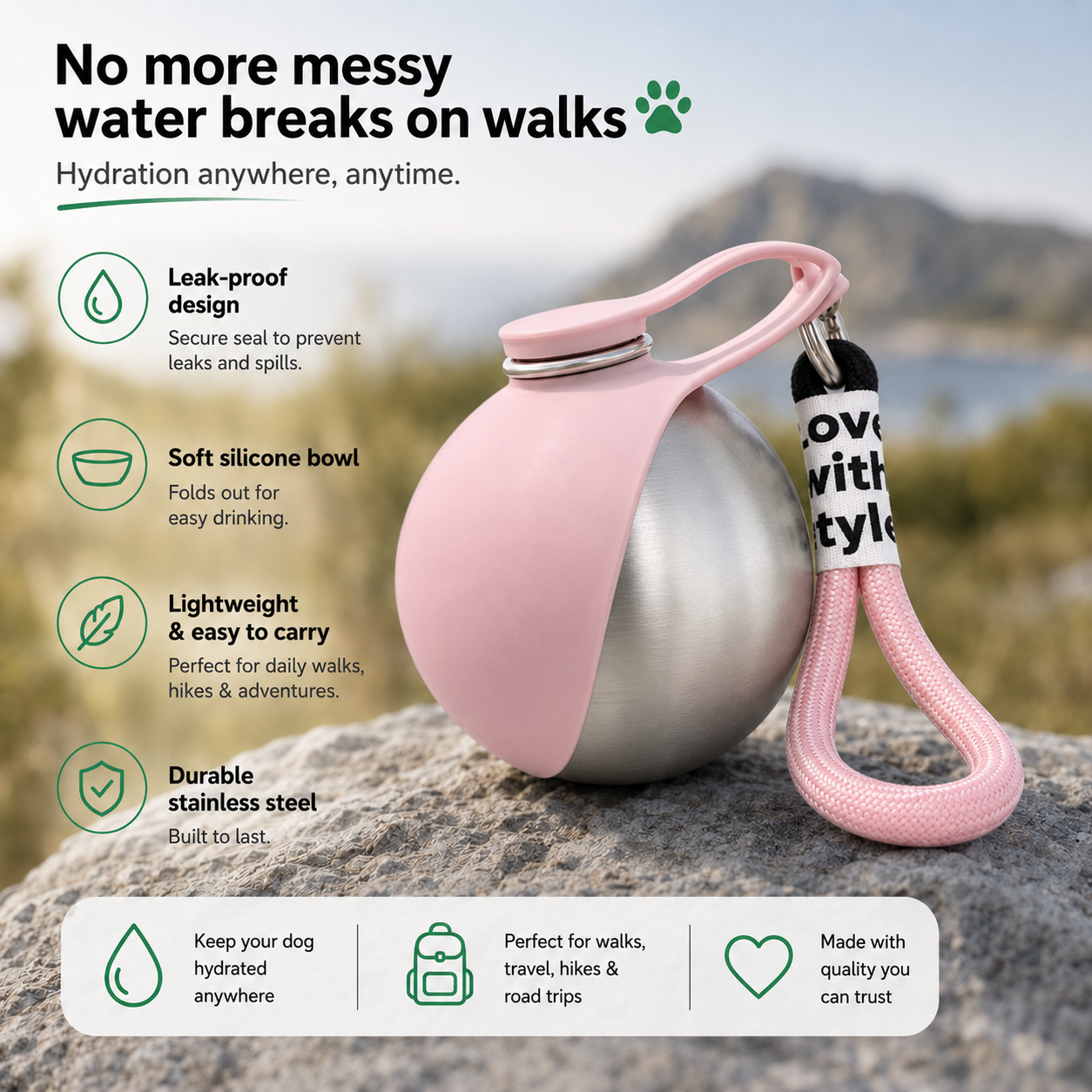 RoamSip Water Bottle